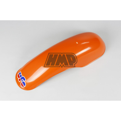 Guarda lamas trás vintage universal CASAL / ZUNDAPP / SACHS / MINARELLI / SIMONINI / ANFESA / APRILIA 50 RC / MX / TGM / ANCILLOTTI / FANTIC / MAV / laranja - UFO